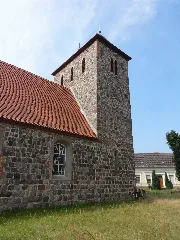 Dorfkirche Dahlewitz Westturm Nordansicht