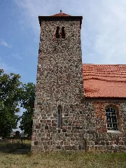 Dorfkirche Dahlewitz Westturm Suedansicht