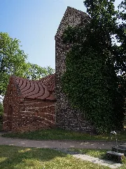 Dorfkirche Köckern Nordwestansicht Hochkant August 2022