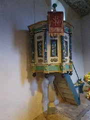 Dorfkirche Neuendorf (Fläming) 2021 Kanzel