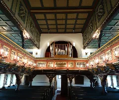 Dorfkirche Sachsenhausen (Oranienburg) 2016 Interior W