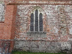 Dorfkirche Sassen Kirchenschiff Nordansicht Übergang Chor