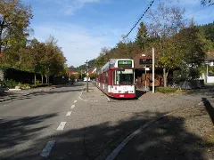 Dorfstrasse Tram Terminus, Guenterstal Geo.hlipp.de 6190