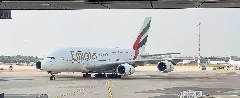 Düsseldorf Airbus A380 842 Aankomst (53710237435)