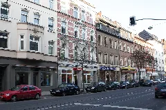 Düsseldorf Bilker Allee Häuserzeile