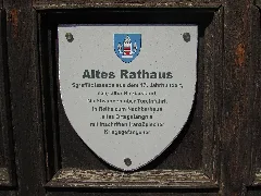 Ehem. Rathaus In Thaya Hinweis