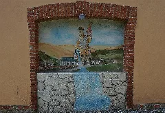 Ehem. Spritzenhaus, Malerei Hl. Florian, Gemeinde Ebene Reichenau, Bezirk Feldkirchen In Kärnten