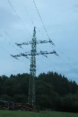 Ehemaliger Abzweigmast Schleifenmuehle