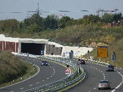 Einfahrt Tunnelröhre B535