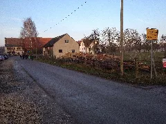 Einfahrt Zum Teilort Lindenau