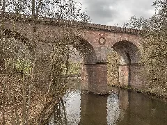 Eisenbahnbrücke Themar Schleuse P3Rm1903