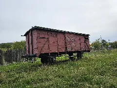 Eisenbahnwagon In Der Kz Gedenkstätte Hessental