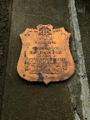 Eisenerz Schwarzer Hof Schild Mit Beschreibung