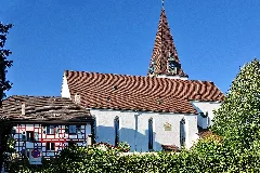 Elgg Reformierte Kirche Mit Pfarrhaus, Lindenplatz 2011 09 20 17 43 16 Shiftn