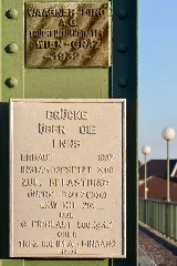 Enns Brücke Schild