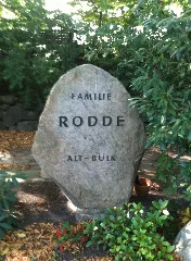 Erbbegräbnis Familie Rodde Alt Bülk