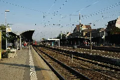 Erlangen Bahnhof Bahnsteig