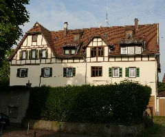 Esslingen A.n. Oberesslingen Plochinger Str. 105 Ehem. Zollhaus Ansicht Von Osten