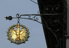 Esslingen A.n. Oberesslingen Schorndorfer Str. 34 Adler Wirtshausschild