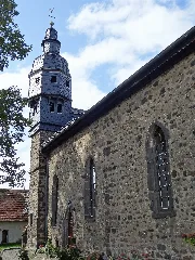 Evangelische Kirche (Burkhardsfelden) Von Südosten 06