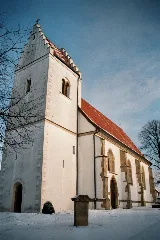 Evangelische Kirche Mettingen Winter 1