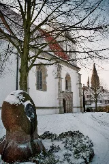 Evangelische Kirche Mettingen Winter 2