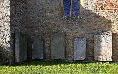 Evangelische Kirche Recke Grabplatten