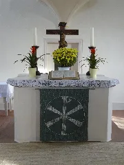 Evangelische Kirche Rodheim (Hungen) Altar 01