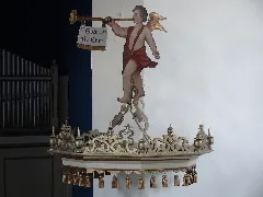 Evangelische Kirche Villingen (Hungen) Kanzel 06