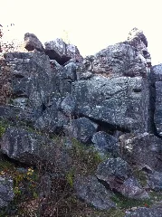 Felsen Saar Hunsrück Steig Saarland Zwischen Waldhölzbach Scheiden Weiskirchen