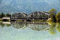Ferlach Strau Eisenbahnbruecke Drau 28082007 07