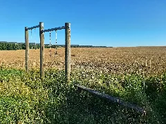 Fitness Station On The Rail Trail Between Bürgel And Droschka