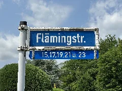 Flämingstr Marl Schild 2