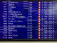 Flughafen Frankfurt Anzeigetafel