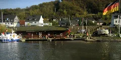 Foot And Bike Ferry Over The Moselle River, Burgen, Germany Panoramio