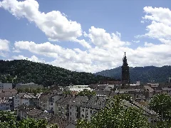 Freiburg Blick Vom Fahnenbergplatz Auf Münster 1