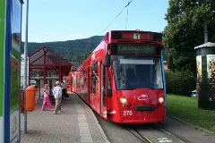 Freiburg Tram At Littenweiler Geo.hlipp.de 5164