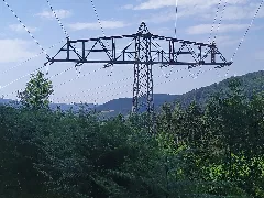 Freileitung Offenburg Villingen Einebenen Abspannmast