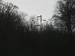 Freileitungskreuzung Kreuzbachtal Mast West 09012014