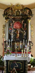 Frickingen Altheim St. Pankratius Kirche Hauptaltar