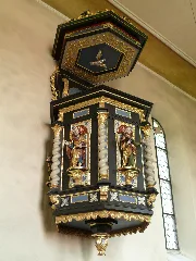 Frickingen Altheim St. Pankratius Kirche Kanzel Von Unten