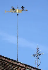 Frickingen Altheim St. Pankratius Kirche Wetterfahne