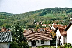 Fürth Im Ostertal, Blick Auf Das Dorf