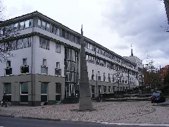 Fulda Justizgebäude (Treppe Und Skulptur)