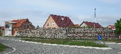 Gabioneschallmauer