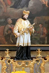 Gaming Kirche, Nepomukstatue