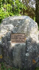 Gedenkstein Am Öslichen Ortseingang Von Weiterdingen Am Feldweg Zum Sportplatz