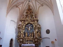 Geiselhöring Haindling Kreuzkirche Innen
