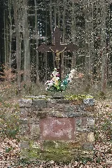 Geisenheim Wegkreuz In Der Nähe Der Antoniuskapelle (1 03.2015)