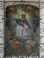 Gemälde Johannes Nepomuks In Einer Flur Wegkapelle Bei Götzweis